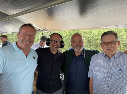 Minister van sport Ben Weyts bezoekt GP in Lommel